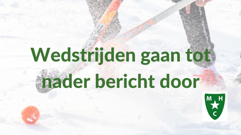 Wedstrijden gaan door! Nieuws afbeelding